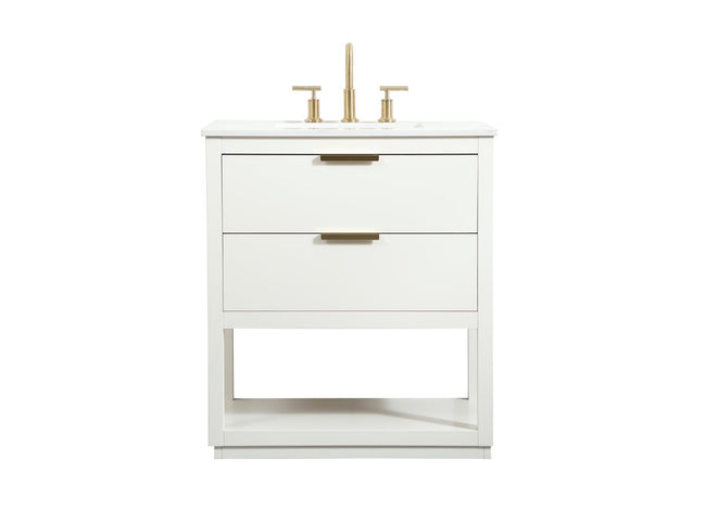 VF19230WH 30" Single Bathroom Vanity in White