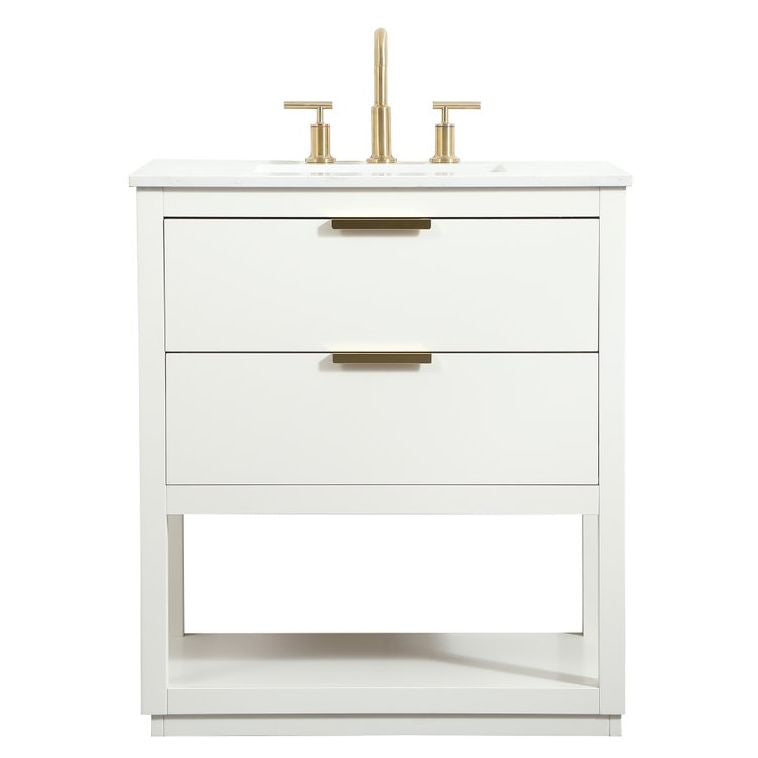 VF19230WH 30" Single Bathroom Vanity in White