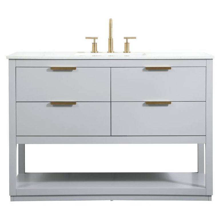 VF19248GR 48" Single Bathroom Vanity in Grey