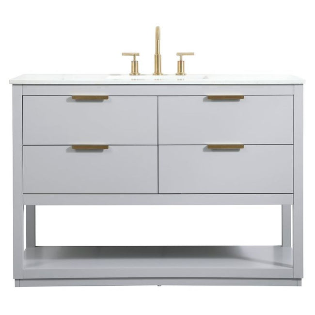 VF19248GR 48" Single Bathroom Vanity in Grey