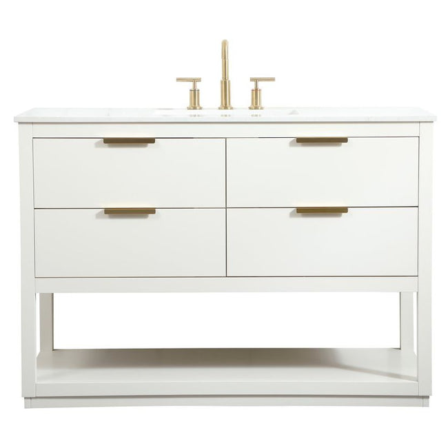 VF19248WH 48" Single Bathroom Vanity in White
