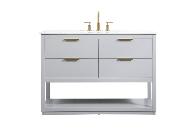 VF19248GR 48" Single Bathroom Vanity in Grey