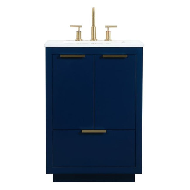 VF19424BL 24" Single Bathroom Vanity in Blue