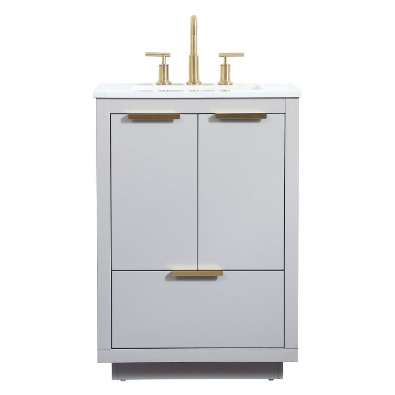 VF19424GR 24" Single Bathroom Vanity in Grey