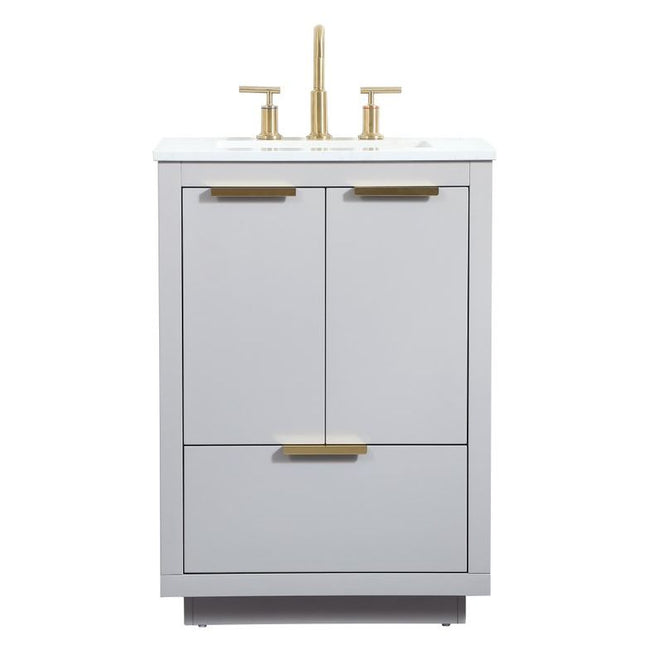VF19424GR 24" Single Bathroom Vanity in Grey