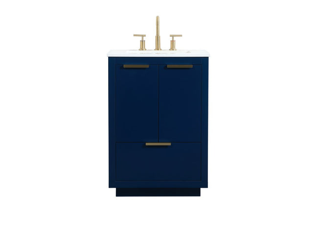 VF19424BL 24" Single Bathroom Vanity in Blue