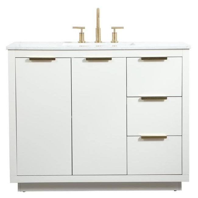 VF19442WH 42" Single Bathroom Vanity in White
