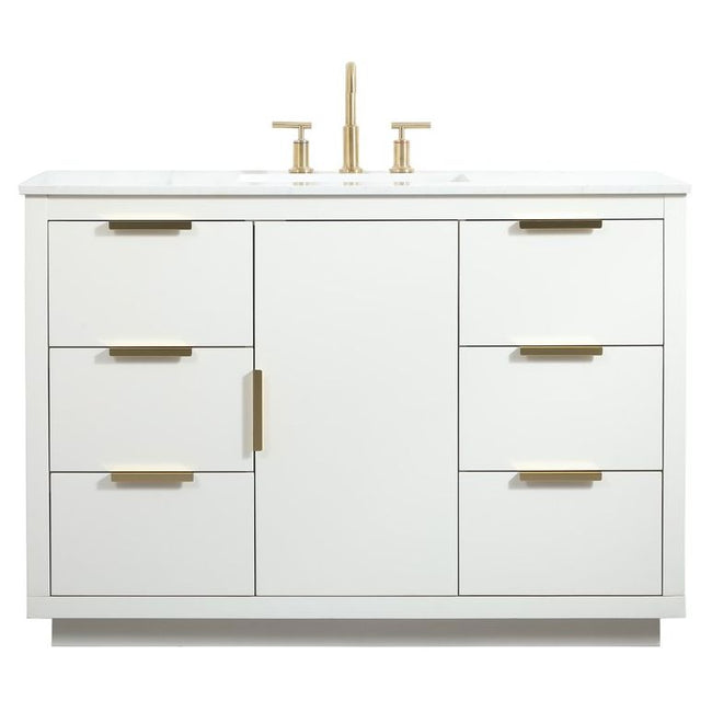 VF19448WH 48" Single Bathroom Vanity in White