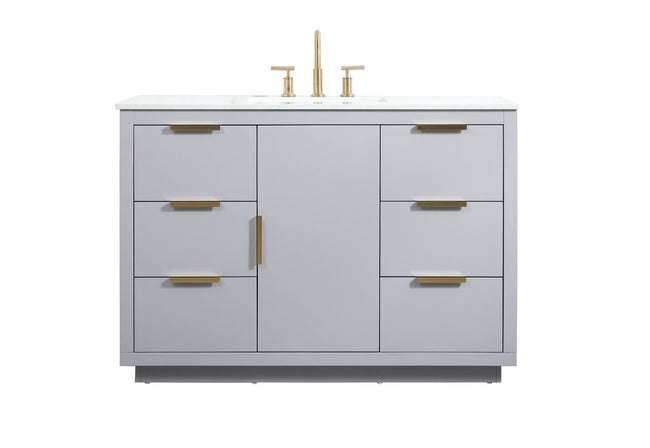 VF19448GR 48" Single Bathroom Vanity in Grey
