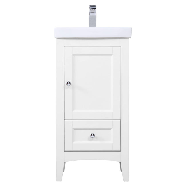 VF2218WH 18" Single Bathroom Vanity Set in White