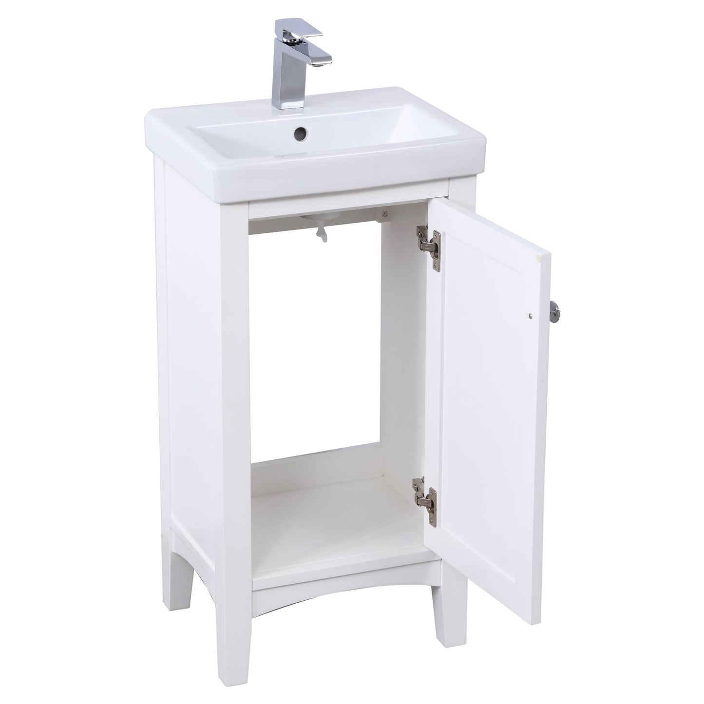 VF2318WH 18" Single Bathroom Vanity Set in White