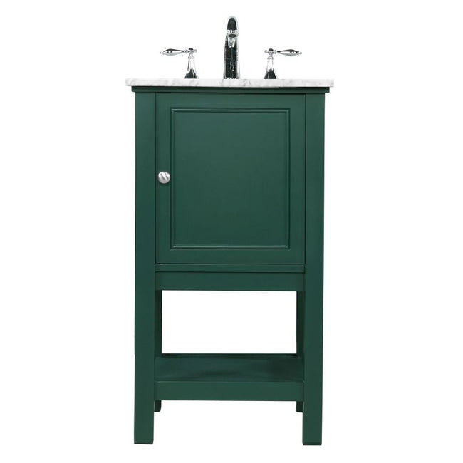 VF27019GN 19" Single Bathroom Vanity in Green