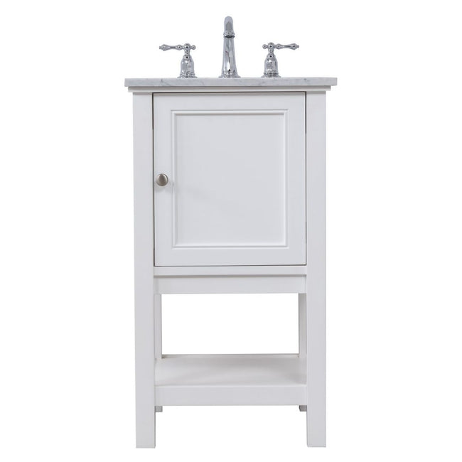 VF27019WH 19" Single Bathroom Vanity Set in White