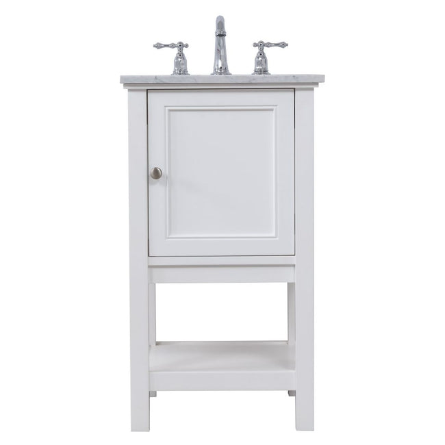 VF27019WH 19" Single Bathroom Vanity Set in White