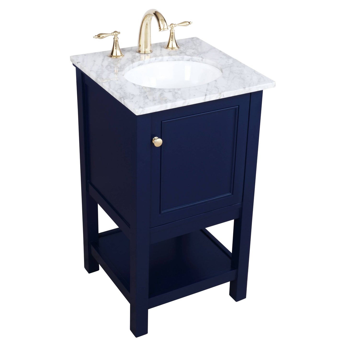 VF27019BL 19" Single Bathroom Vanity in Blue