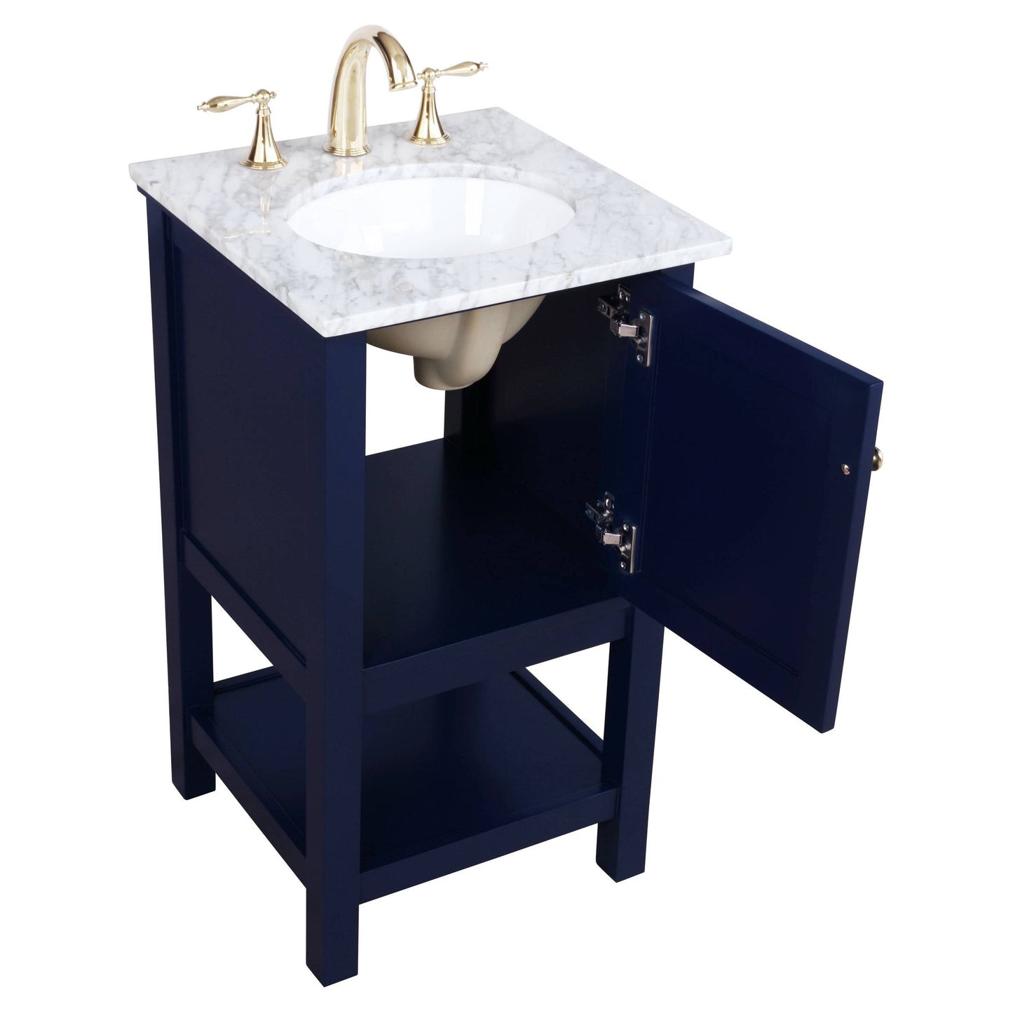 VF27019BL 19" Single Bathroom Vanity in Blue