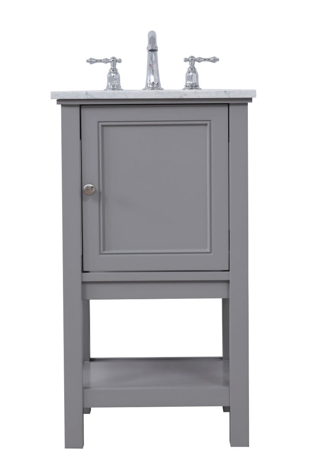 VF27019GR 19" Single Bathroom Vanity Set in Grey