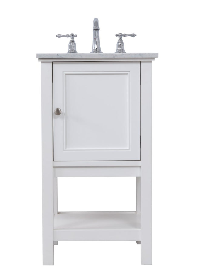 VF27019WH 19" Single Bathroom Vanity Set in White