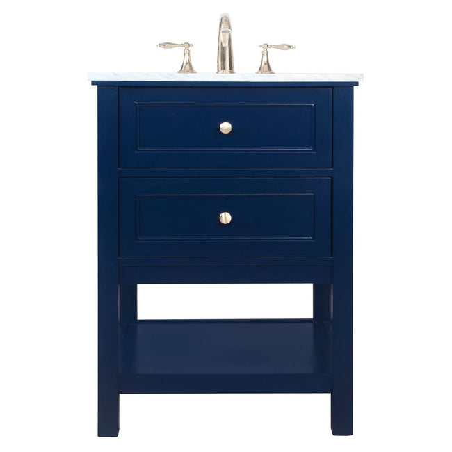 VF27024BL 24" Single Bathroom Vanity in Blue