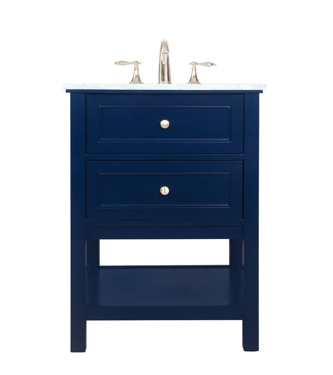 VF27024BL 24" Single Bathroom Vanity in Blue