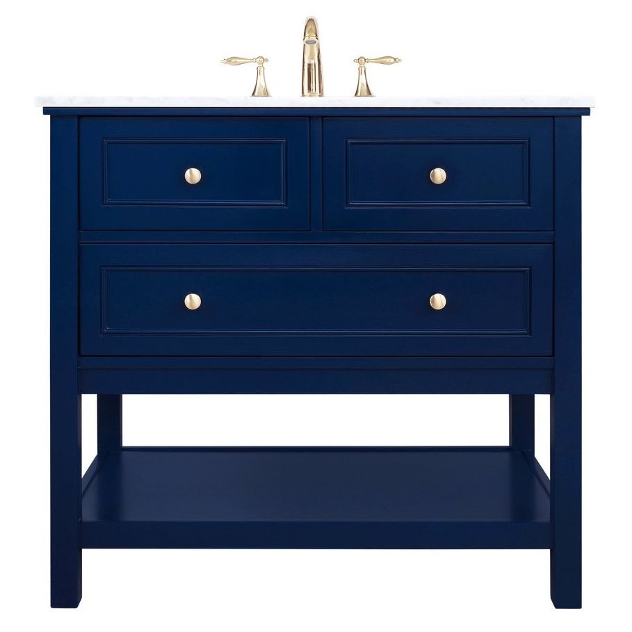 VF27036BL 36" Single Bathroom Vanity in Blue