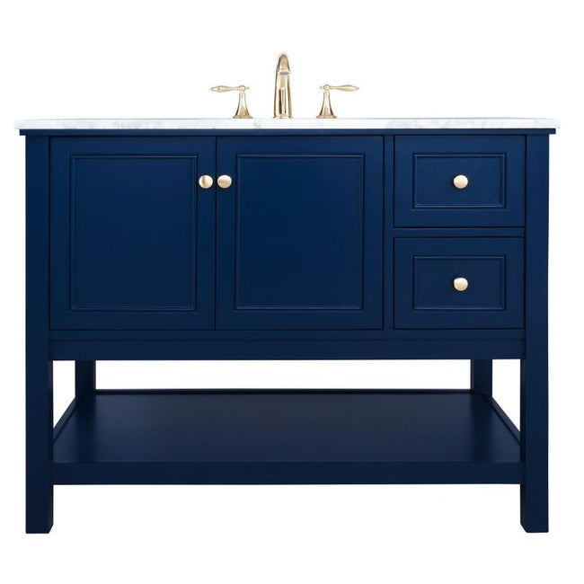 VF27042BL 42" Single Bathroom Vanity in Blue