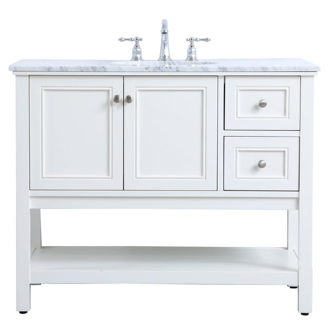 VF27042WH 42" Single Bathroom Vanity Set in White