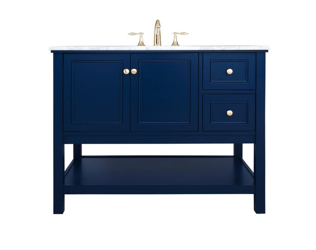 VF27042BL 42" Single Bathroom Vanity in Blue