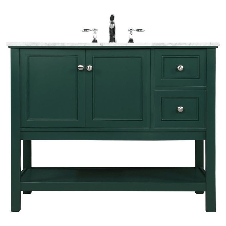 VF27042GN 42" Single Bathroom Vanity in Green