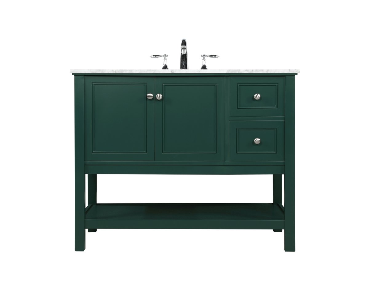 VF27042GN 42" Single Bathroom Vanity in Green
