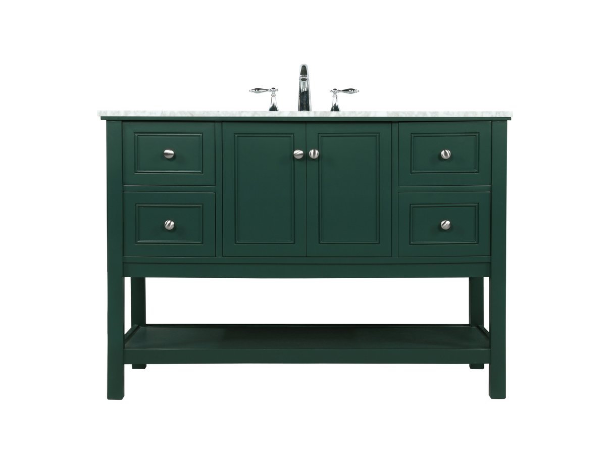 VF27048GN 48" Single Bathroom Vanity in Green