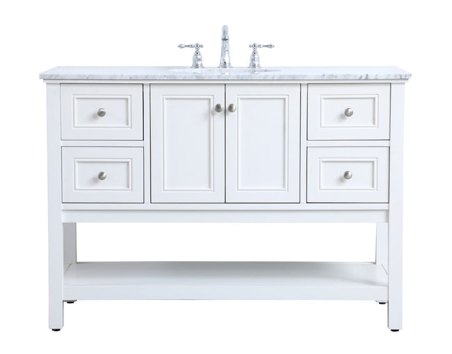 VF27048WH 48" Single Bathroom Vanity Set in White