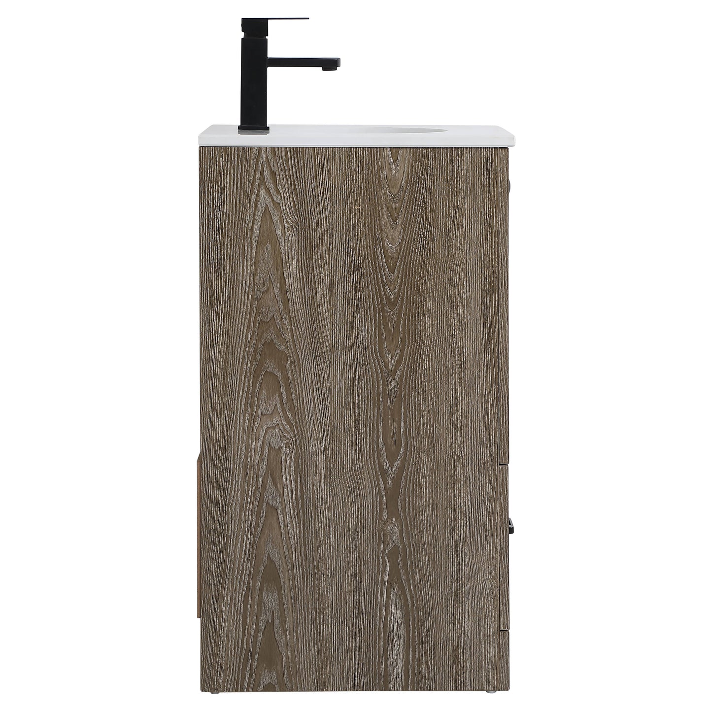VF2818WO 18" Single Bathroom Vanity in Weathered Oak