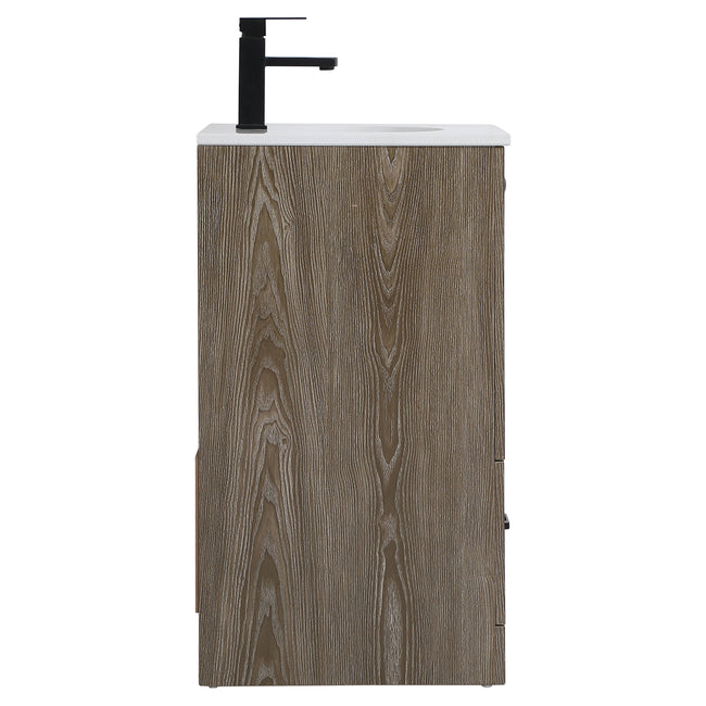 VF2818WO 18" Single Bathroom Vanity in Weathered Oak