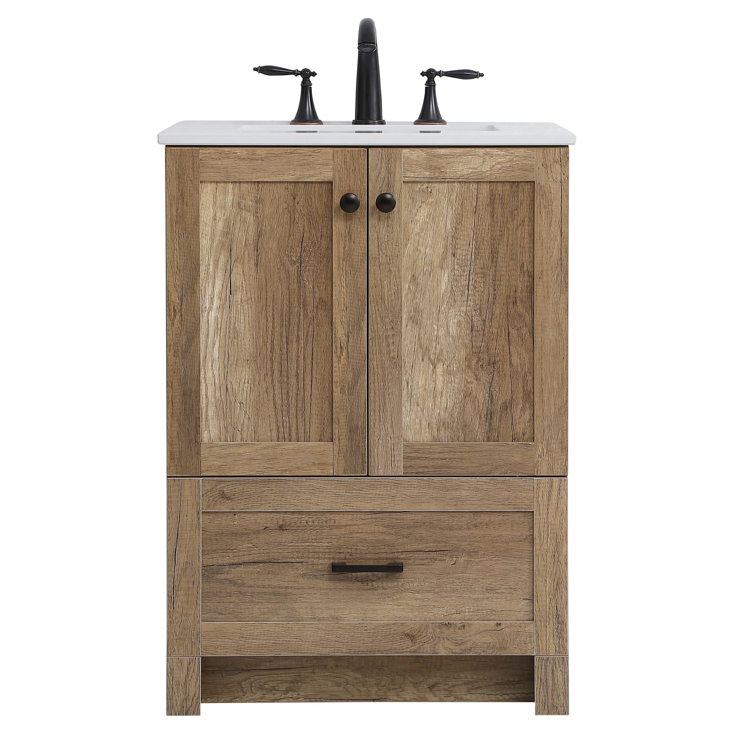 VF2824NT 24" Single Bathroom Vanity in Natural Oak