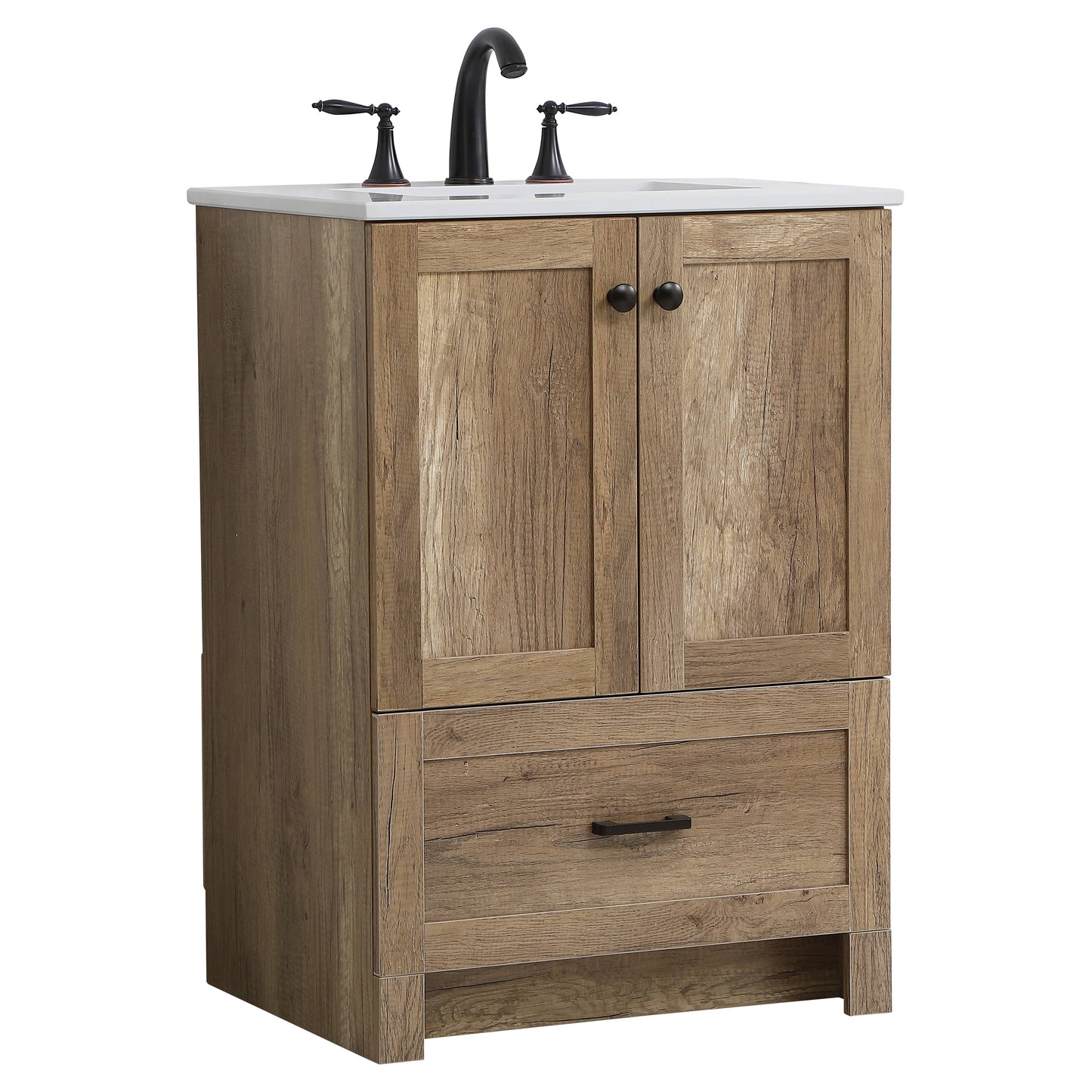 VF2824NT 24" Single Bathroom Vanity in Natural Oak