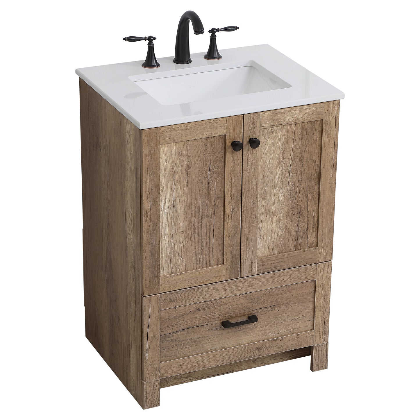 VF2824NT 24" Single Bathroom Vanity in Natural Oak