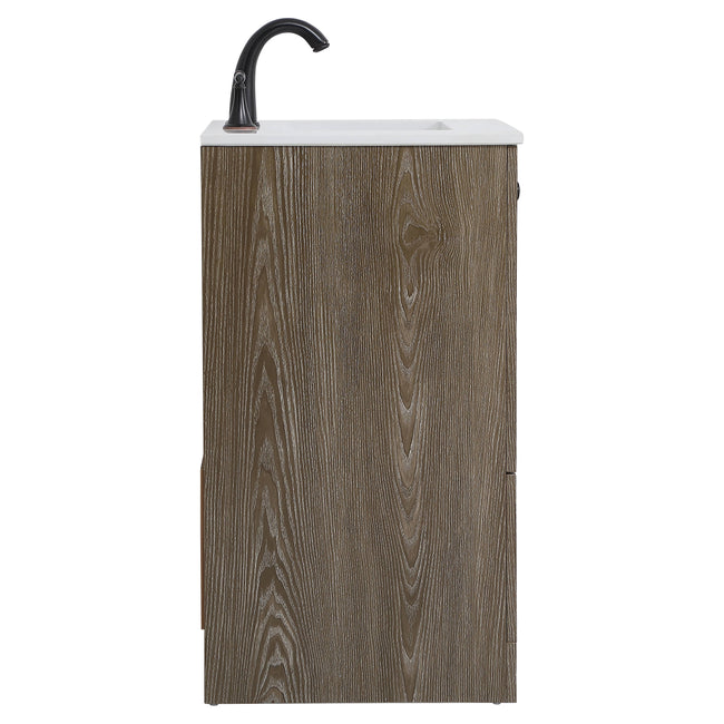 VF2824WO 24" Single Bathroom Vanity in Weathered Oak