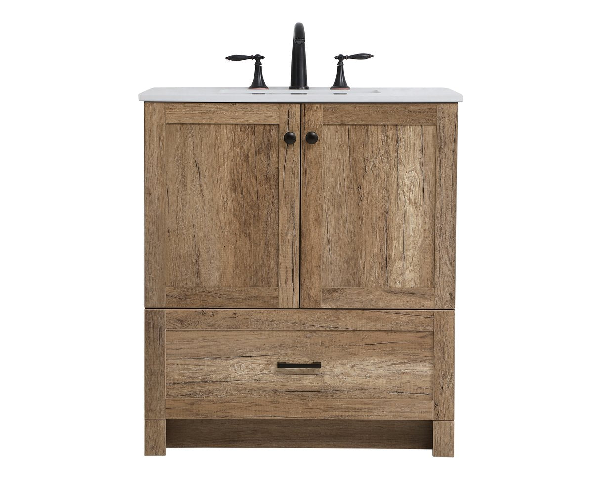 VF2830NT 30" Single Bathroom Vanity in Natural Oak