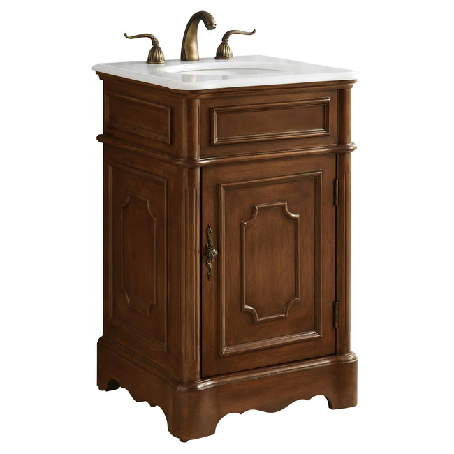 VF30421TK 21" Single Bathroom Vanity Set in Teak