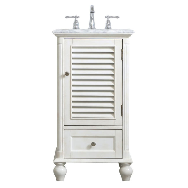 VF30519AW 19" Single Bathroom Vanity in Antique White
