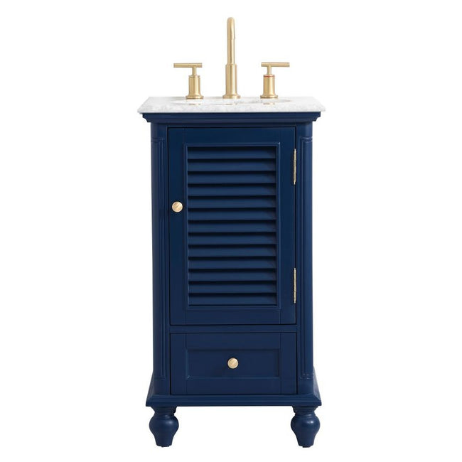 VF30519BL 19" Single Bathroom Vanity in Blue