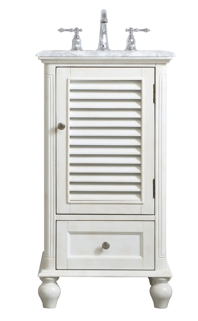 VF30519AW 19" Single Bathroom Vanity in Antique White