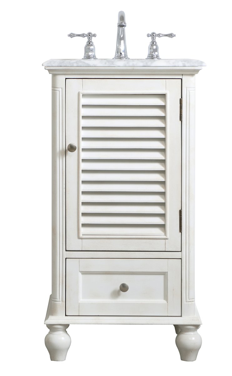 VF30519AW 19" Single Bathroom Vanity in Antique White