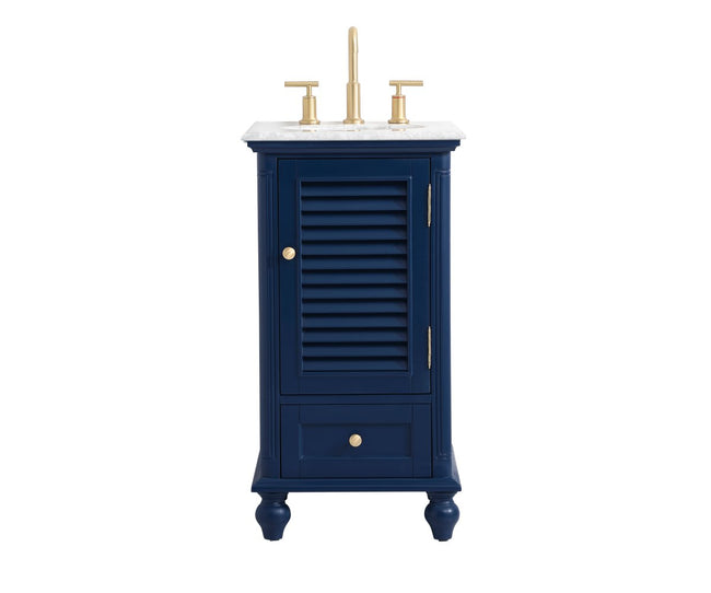 VF30519BL 19" Single Bathroom Vanity in Blue