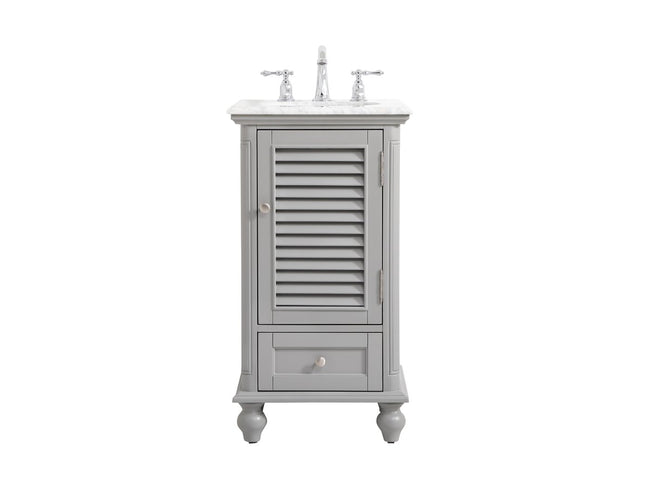 VF30519GR 19" Single Bathroom Vanity in Grey