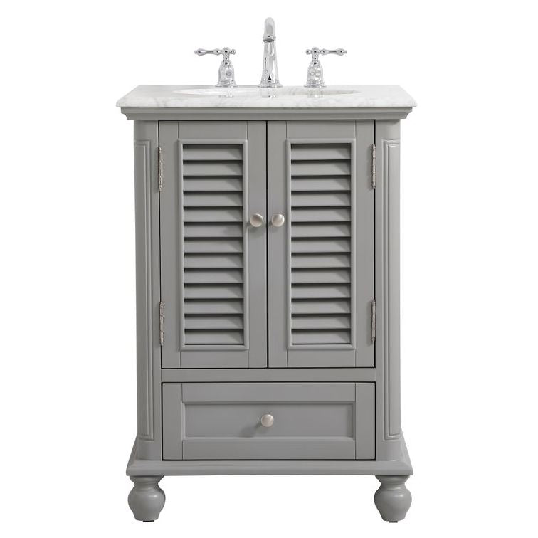 VF30524GR 24" Single Bathroom Vanity in Grey