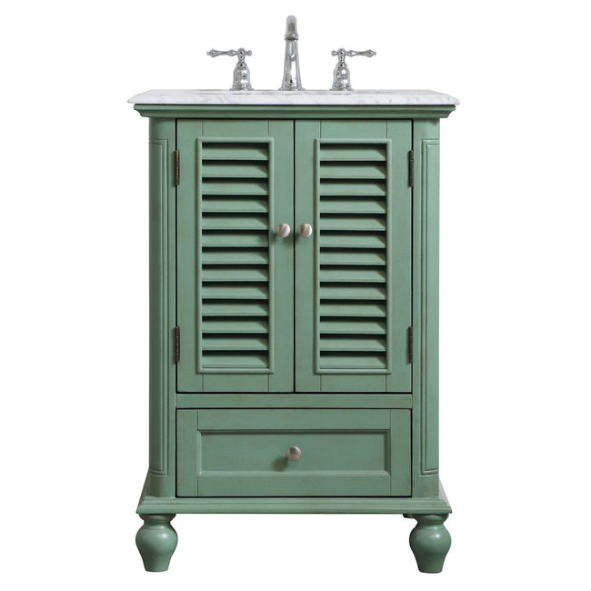 VF30524VM 24" Single Bathroom Vanity in Vintage Mint