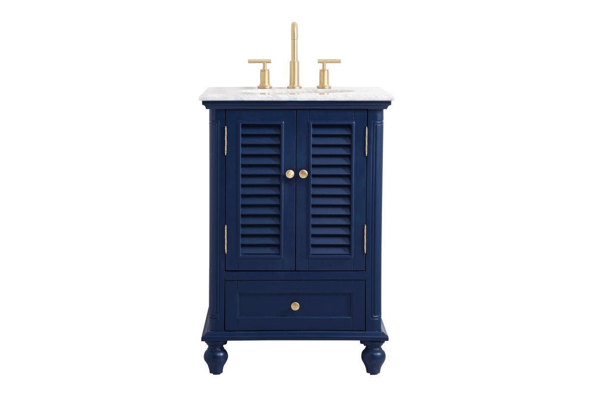 VF30524BL 24" Single Bathroom Vanity in Blue