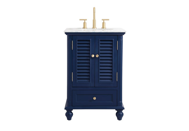 VF30524BL 24" Single Bathroom Vanity in Blue
